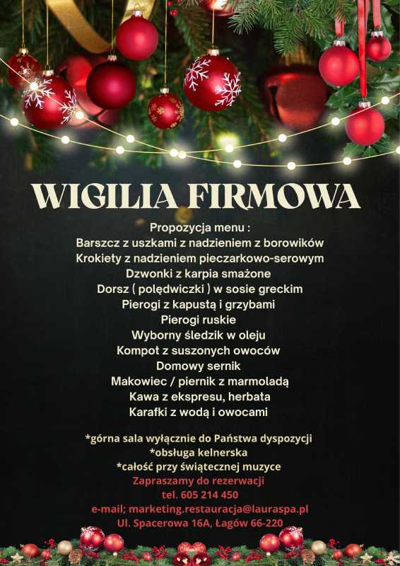 wigilia firmowa